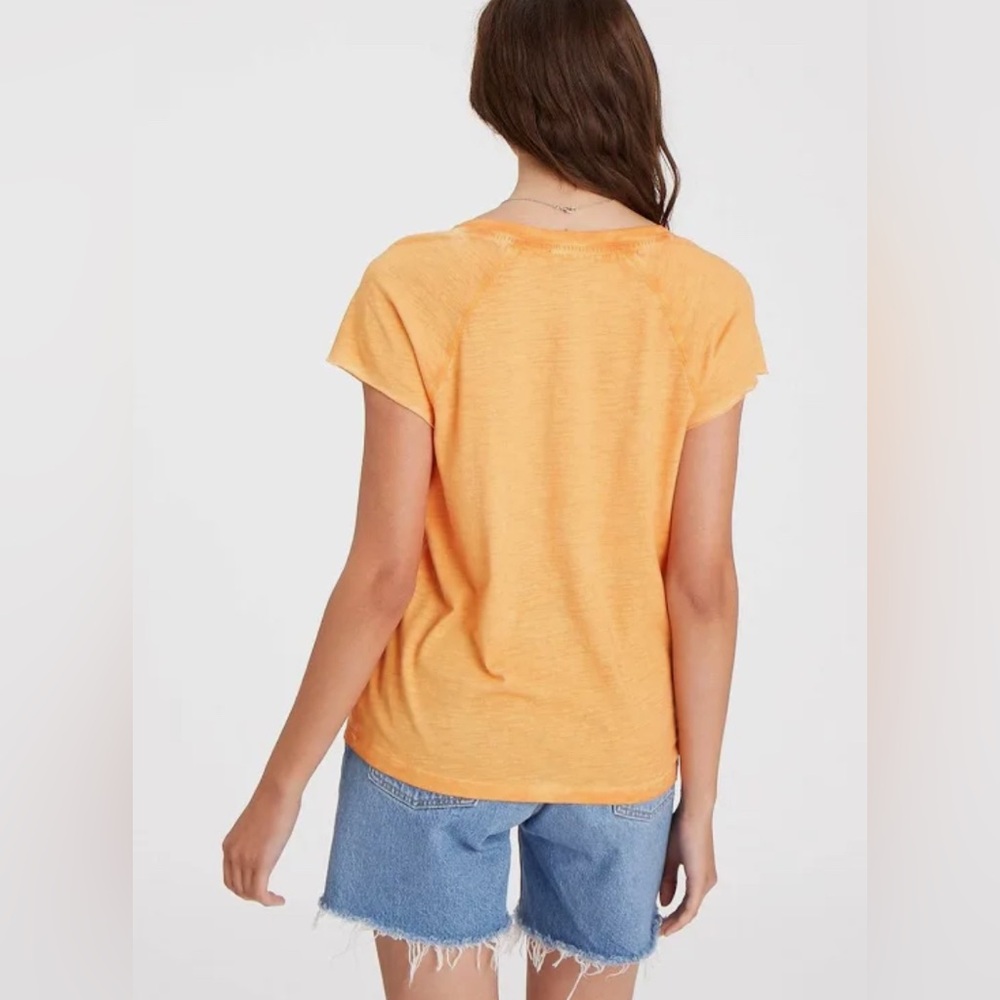 Sanctuary Womens V Neck Knit T-Shirt, SIZE S, Prickley Pear - Picture 4 of 8